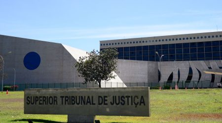 Fachada do edifício sede do  Superior Tribunal de Justiça (STJ)